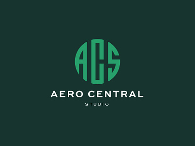 Aero Central Studio (ACS) Logo Design