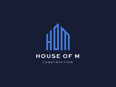 House Of M (HOM) Logo Design