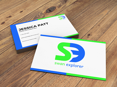 Swan explorer abstract logo branding design graphic design illustration logo typography vector