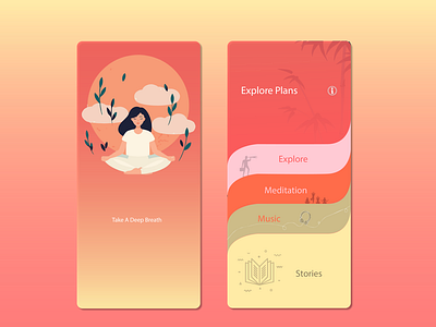 Meditation App ui kit