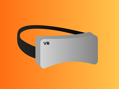 White VR Headset computer headphones headset technology virtual reality vr
