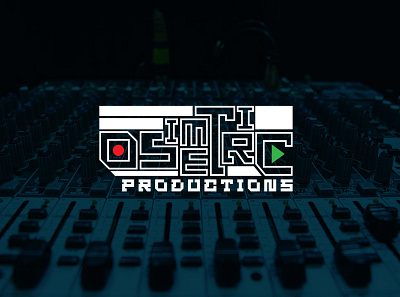 OSIMETRIC Productions logo branding design illustration illustrator logo production