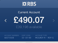 RBS Digital Banking By James On Dribbble