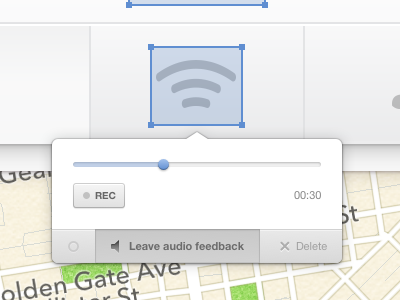 Audio feedback 1x 2x audio design interface markers.io ui user experience user interface ux web app
