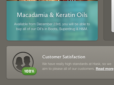 Customer Satisfaction clean design hask ui user experience user interface ux