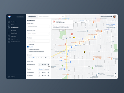 TruckMap by James on Dribbble