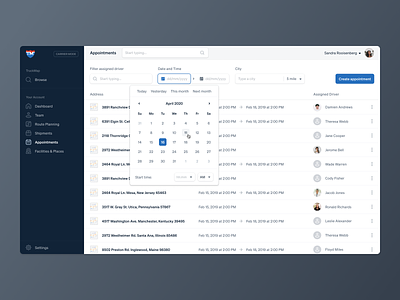 TruckMap - Appointments