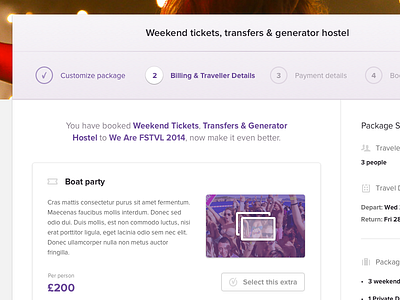 Festicket 1x 2x design lilac ui user experience user interface user interface design ux