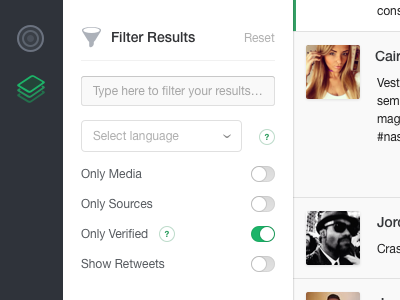 Filter Results