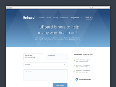 HuBoard Contact