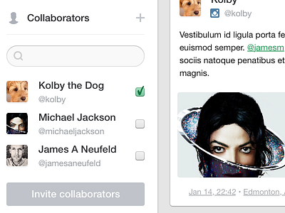 Collaborators +