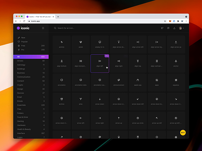 ⚡️ Say hello to Iconic Pro ⚡️ branding design icon design iconic iconic.app icons icons for web illustration interface logo ui user experience user interface ux web apps