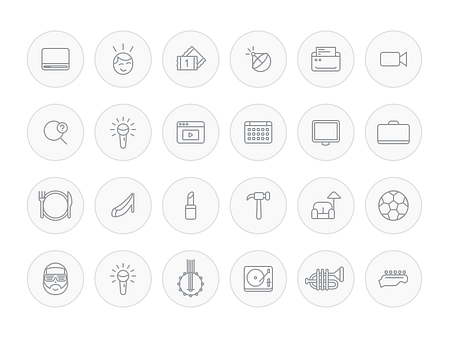 Onboarding Icons by James on Dribbble