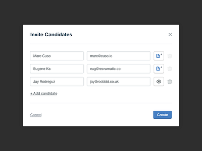 Invite Candidates 1x 2x design icons retina ui user experience user interface ux