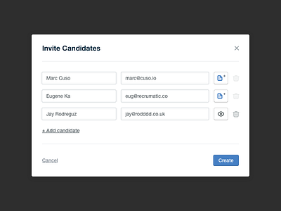 Invite Candidates