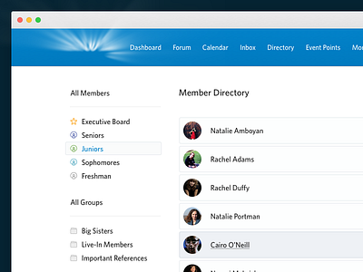 Member Directory 1x 2x design icon design icons retina ui user experience user interface ux