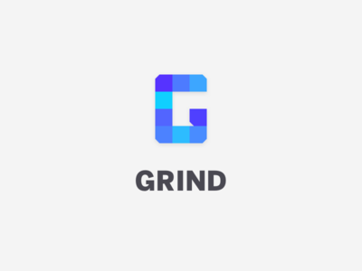 Grind Branding brand mark design g mark grind logo logo design