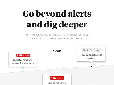 Trump Tweets design ui user experience user interface ux