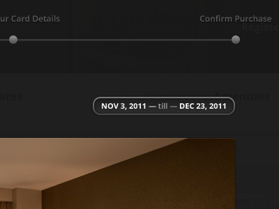 Nov 2, 2011 — till — Dec 23, 2011 cards green payment progress bar red stage ui ux visa wmgm