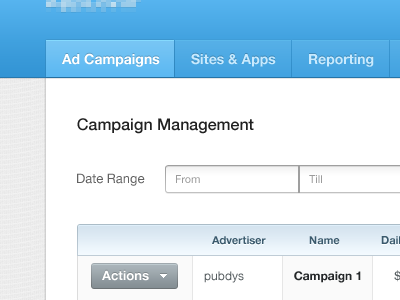 ☤ affiliate affiliates blue campaign cpanel design form ui user experience user interface ux web