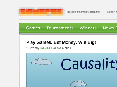 Play Games. Bet Money. Win Big! flash games games interface omgpop
