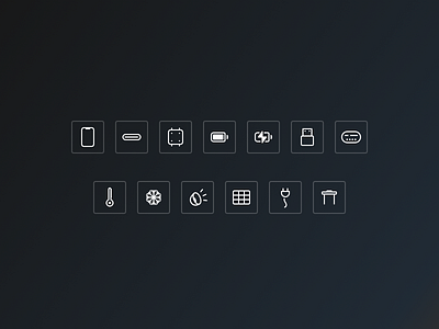 Feature Icons — Eight6Labs design icon design icons pixel icons retina icons ui user experience user interface ux