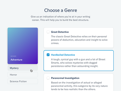Choose a Genre design icon design icons interface navigation navigation ui selection ui user experience user interface ux