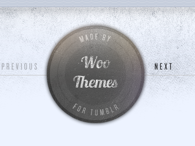 Made by WooThemes, for Tumblr badge grey grunge liam mckay brushes photoshop tumblr woothemes