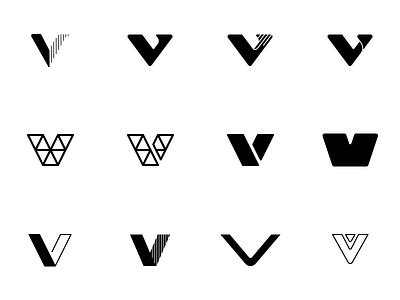 V's brand mark branding design design logo design v v design v logo v mark