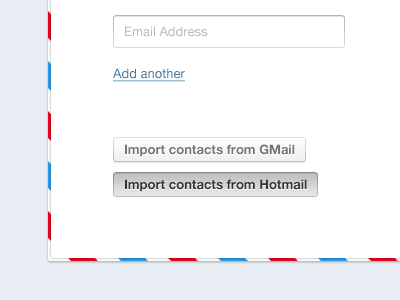 ⌲ blue button contacts design grey input field mail ui ux