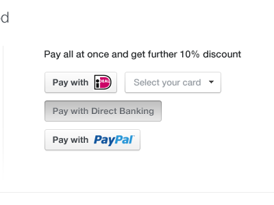 Pay with <strike>Paypal</strike> "The Devil".