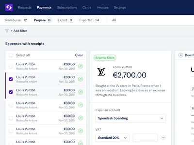 Spendesk: Expense Inbox