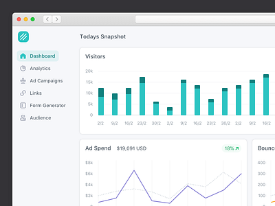 Todays Snapshot 📊 dashboard dashboard app dashboard ui design icon design icons interface interfacedesign saas app ui user experience user interface ux