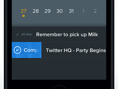 Todo/Milestone app design ios iphone 5 iphone app retina ui ux