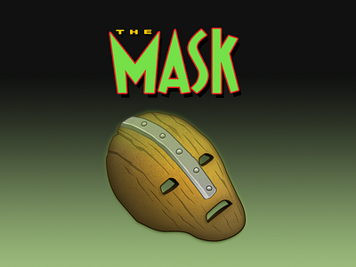 The Mask ai design illustration jim carrey mask vector
