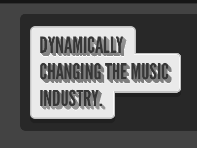Dynamically changing the Music Industry