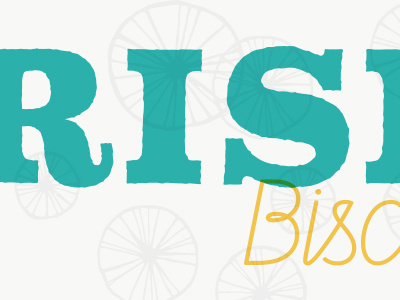Rise Biscuit Co. logo mid century pattern