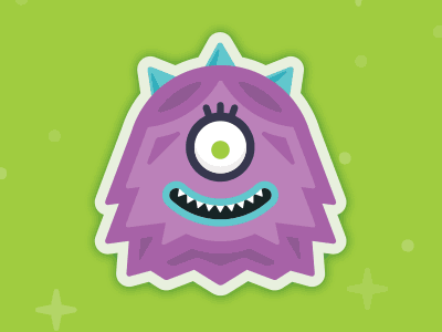 Monster Scout app illustration ios monster