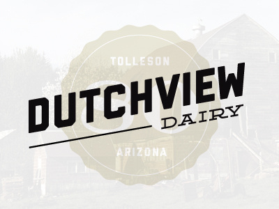 Dutchview branding dairy logo