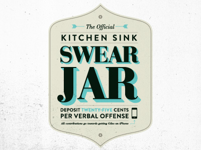 Swear Jar iphone jar swear typography