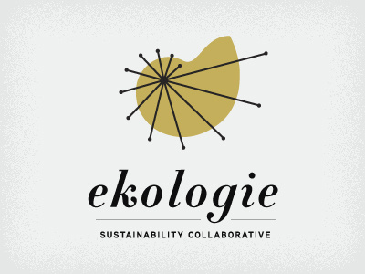 Ekologie branding identity logo