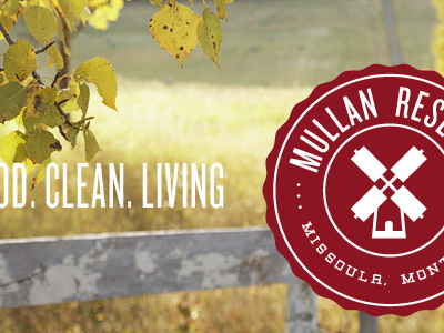 Mullan Reserve branding identity logo