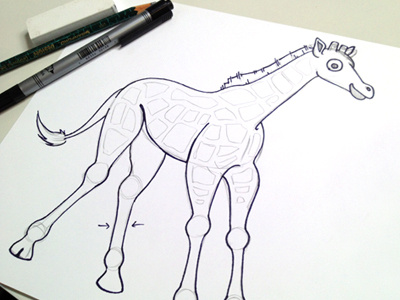 Gob the Giraffe illustration