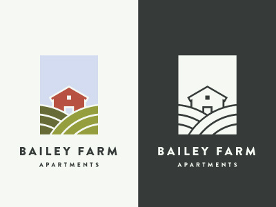 Bailey Farm icon identity logo