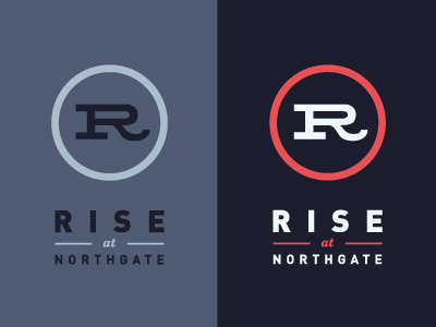 Rise icon identity logo