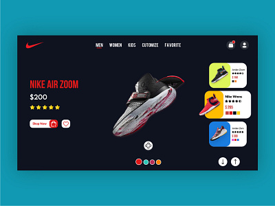Shoe Store Concept Website