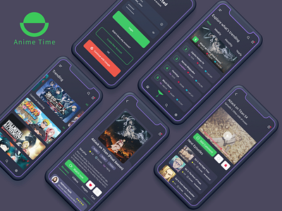 Anime Streaming App Concept