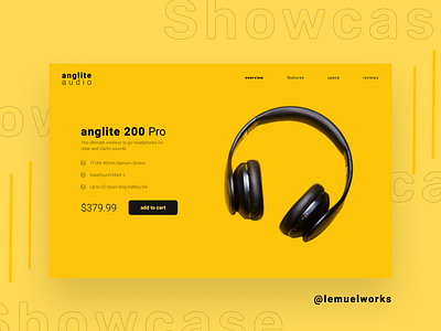 Anglite Audio Website Design branding design icon illustration lemuelworks logo ui ux web website