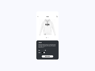 E Commerce Shop (Single Item). Daily ui 012