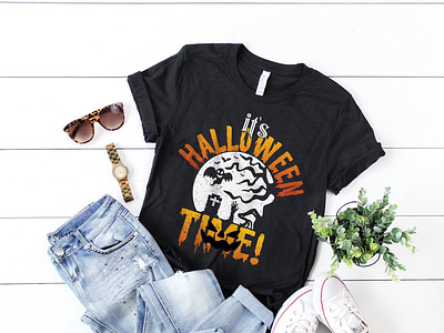 It's Halloween Time T-Shirt Design